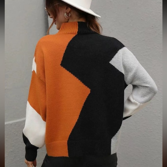 Vintage Sweaters - 🍁🆕Colorblock Sweater